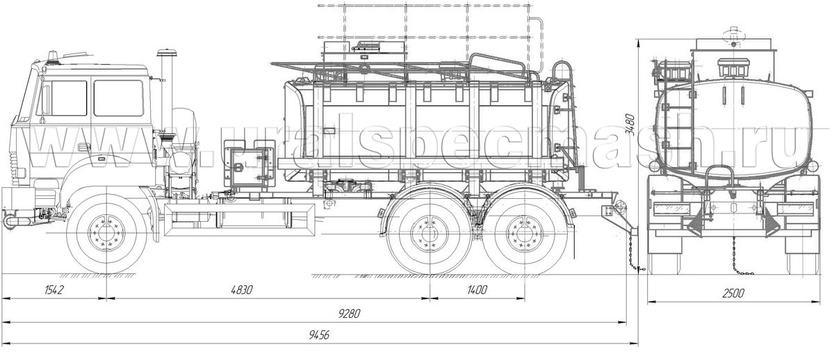 Урал 6370 схема электрооборудования