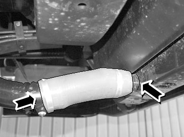 Проверка состояния и герметичности трубопроводов системы охлаждения на автомобилях Камаз