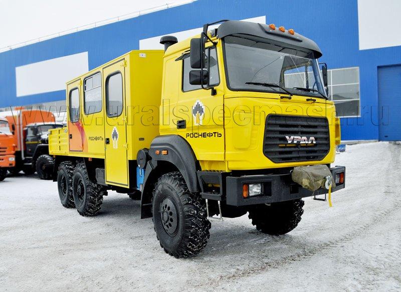 ГПА Урал 4320-4151-81Е5 с КМУ ИМ-15 – 8+2 места