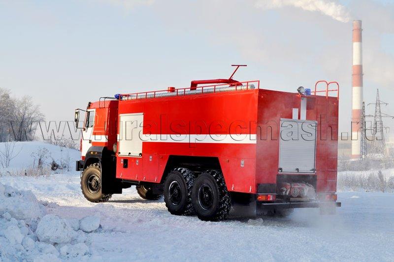 Пожарный автомобиль порошкового тушения АП-5000 Урал 4320-4971-80М