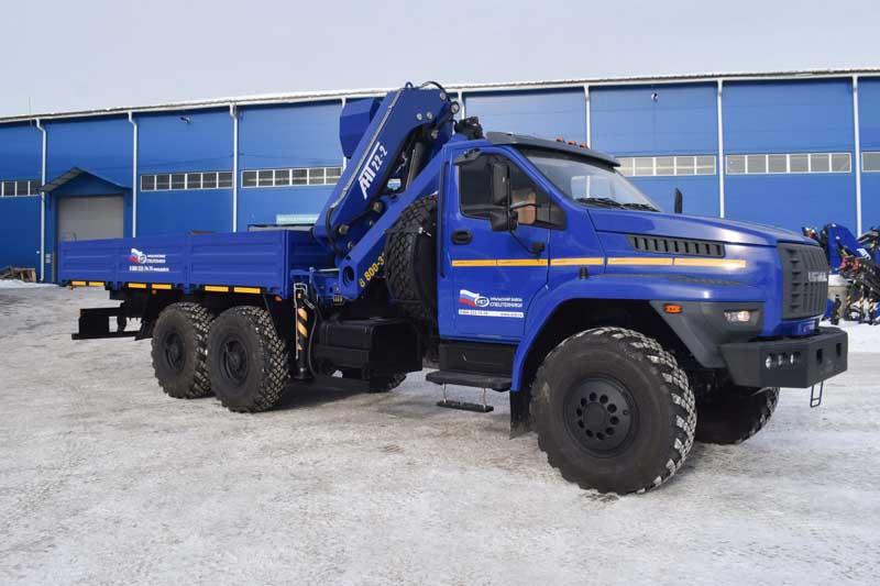 Бортовой Урал-NEXT 4320-6952-72Е5Г38 с КМУ АНТ 22-2 (г/п 11 т.)