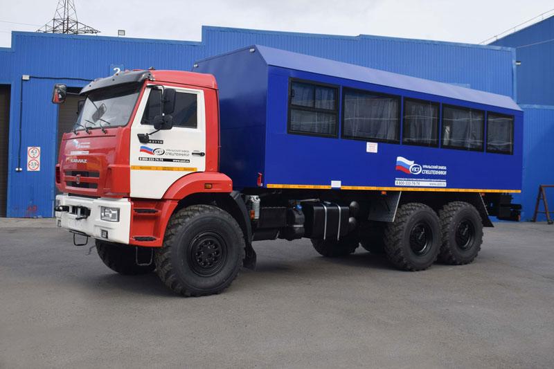 Вахтовый автобус УЗСТ Камаз 43118-3027-48(A5) (005) – 28+2 места