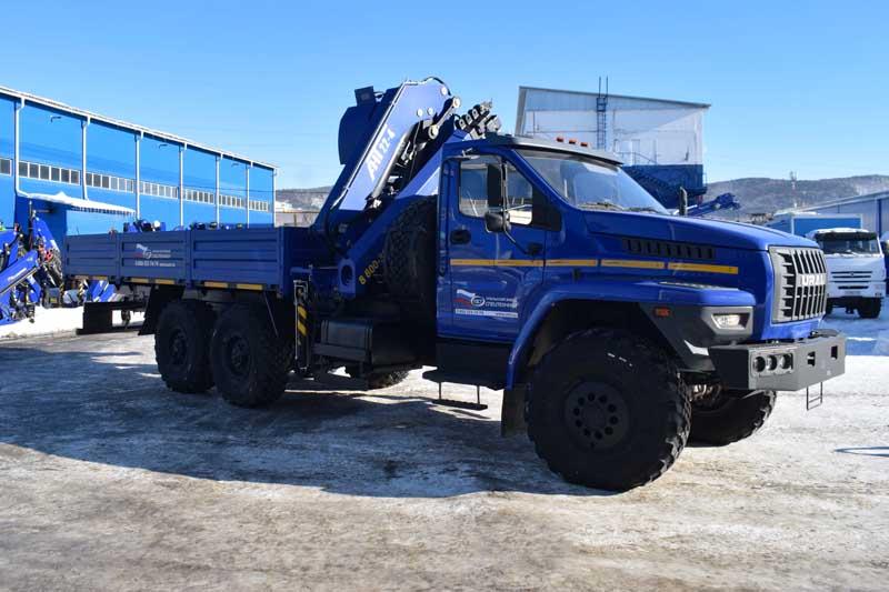 Бортовой Урал-NEXT 4320-6952-72Е5Г38 с КМУ АНТ 22-4 (г/п 10 т.)