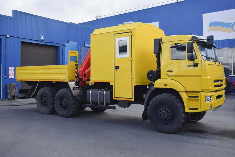 ГПА Камаз 43118-3027-48(A5) с КМУ АНТ 8.5-2 (187) – 6+2 места