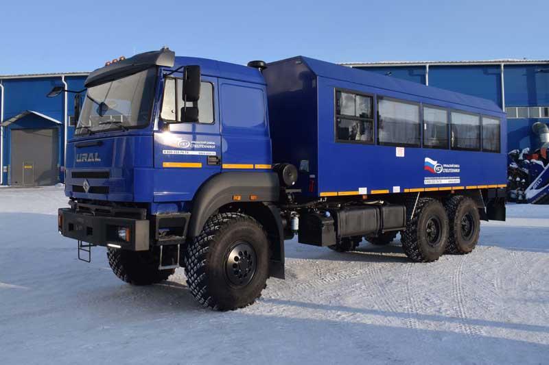 Вахтовый автобус УЗСТ Урал 4320-4972-80Е5 – 28+2 места (сп.м.)