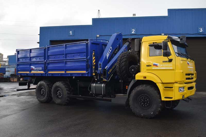 Самосвал Камаз 43118-3027-48(А5) с КМУ АНТ 14.7-2