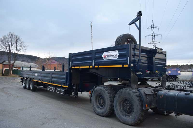 Полуприцеп тяжеловоз высокорамный марки УЗСТ ППТ-9177-046В3-95 (30 т.)