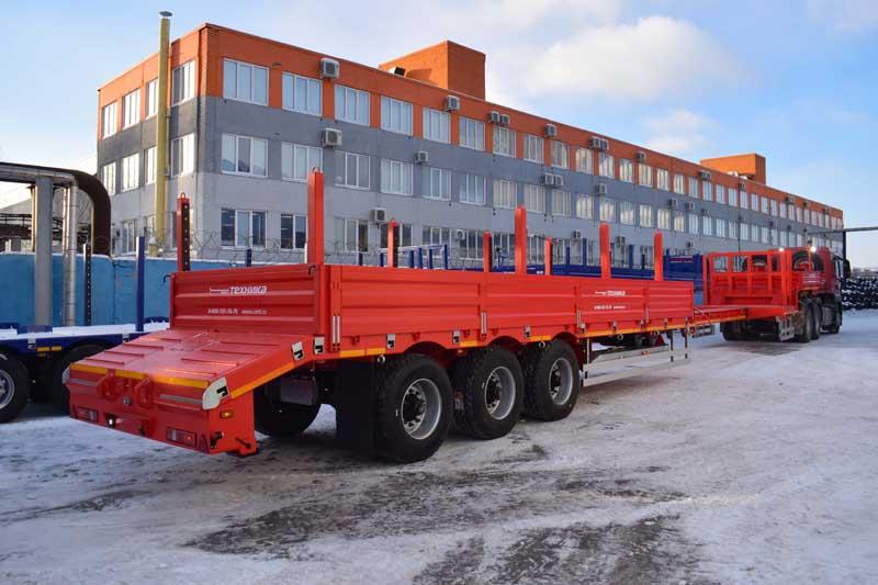 Полуприцеп тяжеловоз телескопический марки УЗСТ ППТ-9177-002ВР3 (37 т.)