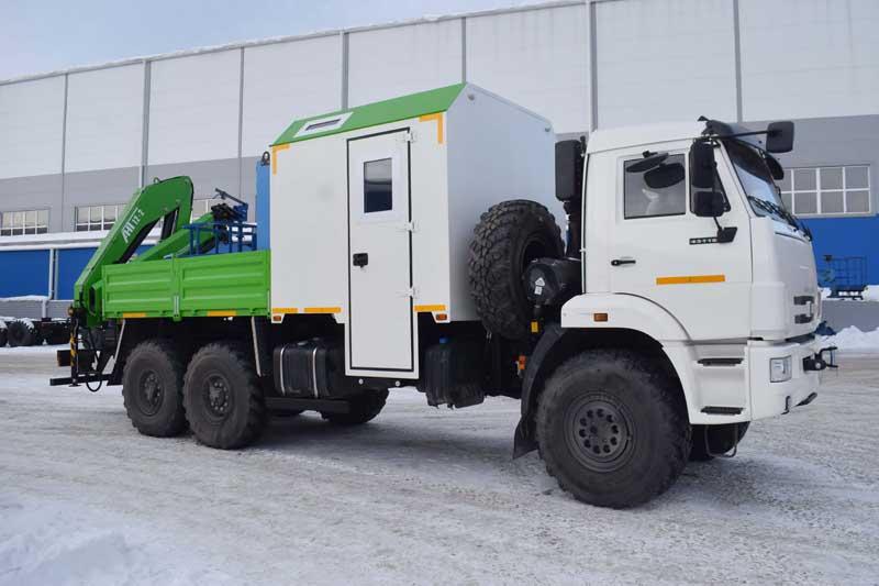 АРОК Камаз 43118-23027-50 с КМУ АНТ 12-2 (197, г/п 6 т.)