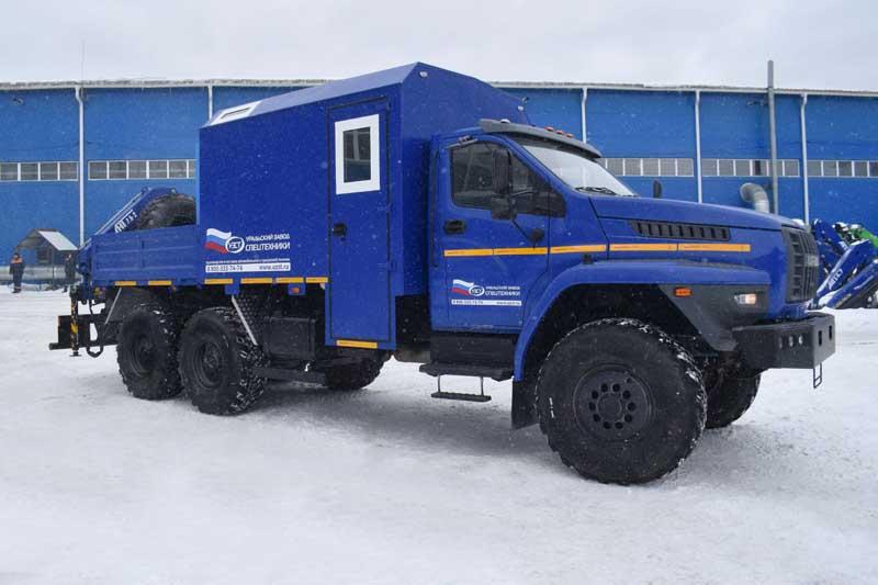 ПАРМ Урал-NEXT 4320-6952-72Е5Г38К с КМУ АНТ 7.5-2 (200, г-р EG-202)