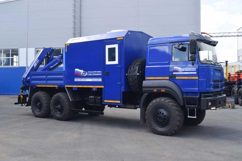 ПАРМ Урал 4320-4972-80 с КМУ АНТ 8.5-2 (204-10, г-р EG-202)