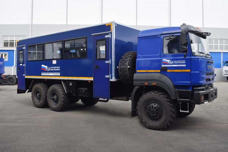 Вахтовый автобус УЗСТ Урал 4320-4972-80Е5 – 28+2 места (С004, сп.м.)