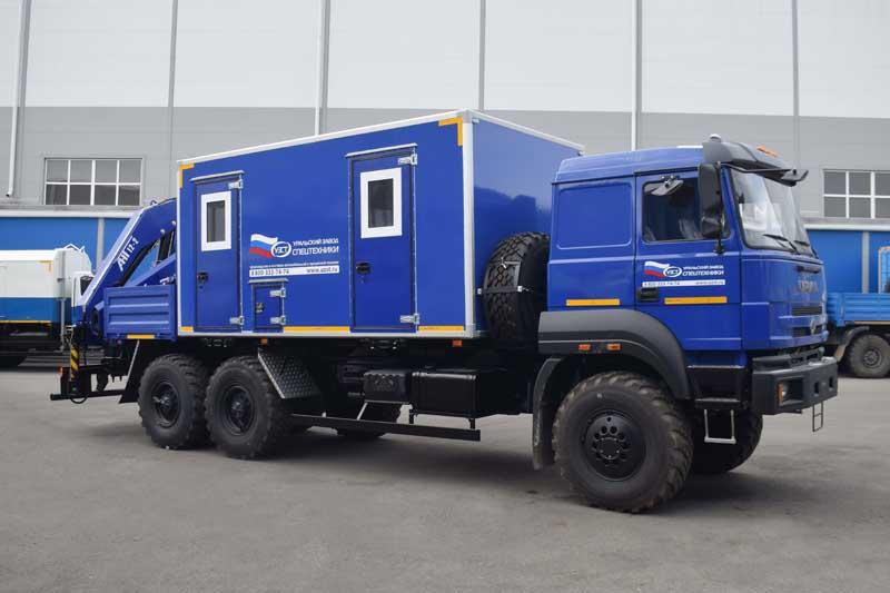 ПАРМ Урал 4320-4972-80Е5 с КМУ АНТ 12-2 (С036, г-р EG-202)