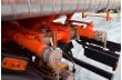 Трубопроводы системы раздачи топлива с запорными кранами и БРС